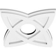 thumbnail image 2 of 10"OD x 3"ID x 3 3/4"C x 1"P Cosmo Architectural Grade PVC Contemporary Ceiling Medallion, 2 of 11