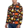 thumbnail image 3 of Salouo Construction Truck Pattern Men's Fall Hoodie Sweatshirt,Sport Hoodie with Pockets for Men Pullover Casual Hooded Sweatshirt-3X-Large, 3 of 7