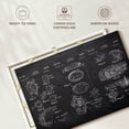 thumbnail image 6 of Elephant Stock Alarm Wrist Watch Vintage Bw Patent Wall Art - Horizontal Canvas Wall Art - Living Room Wall Decor - Patent Canvas - Gray And White Decor - 45" x 30", 6 of 8