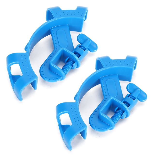 Abrazadera para herramientas de cambio de agua NikouMX 2 uds. accesorio de plástico azul para acuario