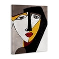 thumbnail image 4 of Stupell Industries Cubism Female Face People Painting Wrapped Canvas Art Print Wall Art, 24 x 30, 4 of 8