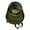 Dark green, variant on Yokua Outdoor Camping Trash Can Portable Garbage Bin Lightweight Round Bucket