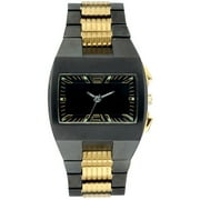 Black & Gold-Tone Stainless Steel Watch From SI2 Collection