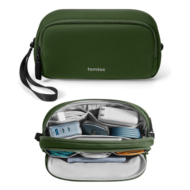 Organizador de Electrónica tomtoc T12M1T1 Estuche Resistente al Agua 24x7x13 cm