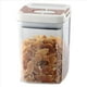 thumbnail image 1 of Frasco de Plástico Sellado con Tapa, Transparente, Cuadrado, Sellado, con Tapa de Extracción Rápida, para Almacenar Alimentos en la Cocina, Tamaño M, 1 of 5