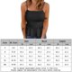 thumbnail image 2 of Camiseta sin mangas plisada sin mangas con corpiño para mujer para verano (negro M) FLhrweasw Para estrenar, 2 of 7