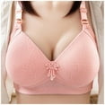 thumbnail image 4 of Womens Plus Size Bra No Steel Ring Push Up Underwear Vest-Style Sleep Bra, 4 of 9