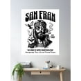 thumbnail image 2 of San Francisco-The Home Of Hippie Counterculture Since 1960 Poster Wall Art, Modern Wall Decor, 12x18 UNFRAMED, 2 of 3