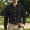 Black, variant on Business Casual Work Shirts for Men Lightweight Breathable Long Sleeve Textured Button Down Collared Dress Shirt