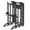 Model C-Smith Machine, variant on Commercial Functional Trainer Cable Machine with Dual Weight Stacks, Power Cage Squat Rack, Dual Cable Crossover Machine with Pulley System, Multi-Functional Workout Machine for Home Gym, Model D