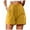 Yellow, variant on Shorts for Women Summer Elastic High Waisted Cute Soft Stretchy Bottoms Boxer Casual Jean Shorts S-XL