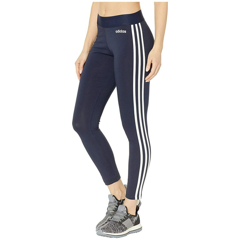 Ink/White Long Essential adidas 3-Stripes Tights Legend