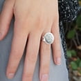 thumbnail image 2 of Mom Your Are So Loved Silver Plated Adjustable Novelty Ring, 2 of 4