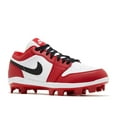 thumbnail image 2 of Jordan 1 Retro MCS Low Men's Baseball Cleats Color: Gym Red/White/Black Size: 11, 2 of 4