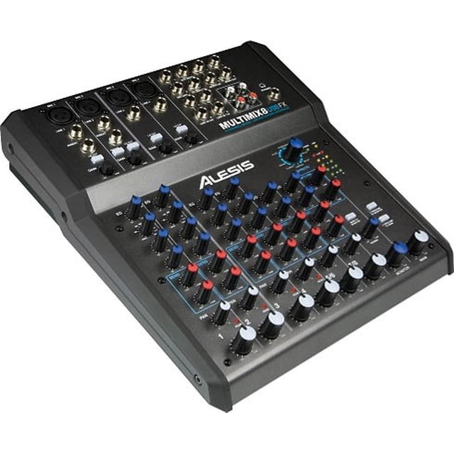 Alesis MULTIMIX8USBFX Mixeur 8 Canaux et Interface Audio avec FX