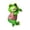 Green-3.94x2.17", variant on Miniature Garden Statue,6.3"Resin Cute Animal Sculpture, Surfing , Fairy Garden Accessories Outdoor Decor Art Housewarming Gift for Patio Yard Lawn Ornament