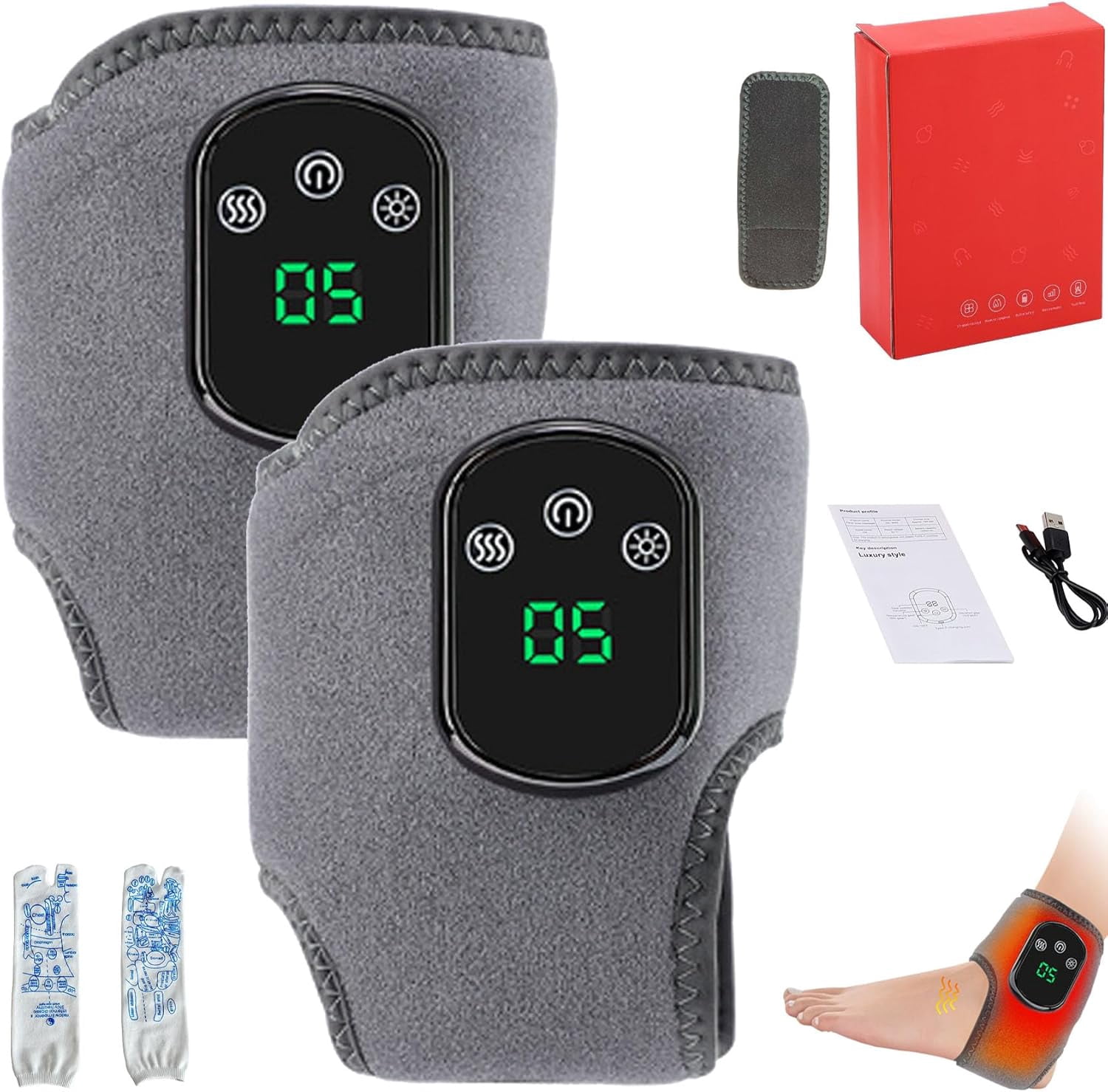 2026 Foot Renew Triple Method Massager, Portable Foot Renew for Feet Customizable Massage, Wireless Foots Renews Massager Rechargeable for Home/Office/Travel