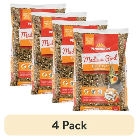 (4 pack) Pennington Medium Bird Blend 3 Pounds