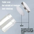 thumbnail image 5 of 5Pcs Empty Clear PET Bottles with Screw Aluminum Cap 150ml Mini Container Jars Refillable Plastic Box for Essential Oil Powders Cream Ointments Makeup Sample - 70x60mm, 5 of 7