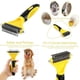 thumbnail image 4 of para Desmaterizar Perros, Cepillo de Aseo para Mascotas, Cepillo de para Perros de materiacero Inoxidable para Mascotas, Cepillo profesion Par Zulema Peine de nudo abierto de acero inoxidable, 4 of 8