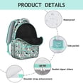 thumbnail image 4 of Corgi Dog and Flowers Backpack for School,Cute School Bag,Schoolbag with Adjustable Shoulder Straps & Padded Back,15.3"x11"x7.1".﻿, 4 of 6