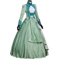 thumbnail image 3 of Steampunk Victorian Gothic Dress Lady's Victorian Bustle Dress Bustle Gown Dress, 3 of 7