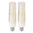 thumbnail image 1 of Paquete de 2 luces LED de maíz 6000K Bombillas LED blancas 2835 SMD 125 E12 Bombillas LED de maíz para el hogar Tienda Oficina 100‑130V, 1 of 10