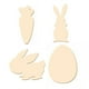 thumbnail image 2 of Adornos de Madera Perfecl Huevos de Pascua Graffiti Sin Terminar, 2 of 8