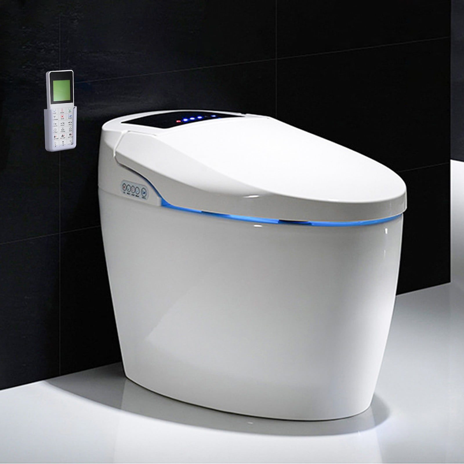 HOROW Luxury Smart Toilet, Upgraded Bidet Toilet, Modern Toilet With ...