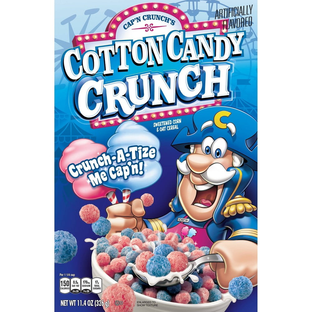 Cap'n Crunch Cotton Candy Breakfast Cereal - 11.4oz