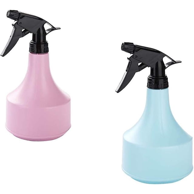2 Pack Large Empty Spray Bottle 600ml Plastic Spray Bottle Multipurpose Garden Sprayer with Adjustable Nozzle