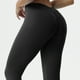 thumbnail image 3 of Pantalones deportivos ajustados de cintura en V y color liso con cintura en V para fitness y yoga sin vergüenza, 3 of 6