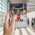 thumbnail image 4 of Happy New Year 2026 Wirehaired Pointing Griffon Holiday Balloons Party Snow Travel Passport Wallet Dog Lover PU Leather Passport Holder Cover - 13018, 4 of 5