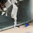 thumbnail image 2 of KAKOWELY Computer Graphics Card Support Multi Functional GPU Anti Sag Bracket Easy Tool Free Installation Durable Material Space Saving Design for Desktop PC Cases,3.31X"X1.57"X0.98", 2 of 4