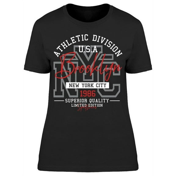 Athletic Division Brooklyn Usa T-Shirt Women -Image by Shutterstock, Female x-Large