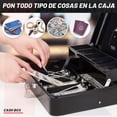 thumbnail image 2 of Caja De Seguridad Para Dinero 4 Billetes 5 Monedas Kishnel, 2 of 6