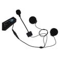 thumbnail image 4 of Auriculares para casco de motocicleta BT22 con respuesta automática de llamadas y conexión de intercomunicador Auriculares Bluetooth para casco, 4 of 12