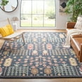 thumbnail image 2 of SAFAVIEH Aspen Wilhelmina Floral Wool Area Rug, Black/Red, 8' x 10', 2 of 10