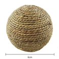 thumbnail image 2 of PEACNNG Jouet à Mâcher pour Petits Animaux Boule d'Herbe Naturelle Nettoyage des Dents Jouets de Broyage pour Chats Lapins et Petits Rongeurs, 2 of 2