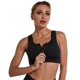 thumbnail image 3 of Sujetador deportivo de gran tamaño con cremallera frontal sin aro de acero fruncido Yoga Fitness running Lady ropa interior a prueba de golpes hermoso chaleco, 3 of 5