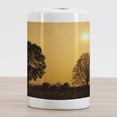 thumbnail image 2 of Tree Ceramic Toothbrush Holder, Desert Tree on Sunset Sunny Hot Summer Day Safari Horizon Scenery Picture Print, Decorative Versatile Countertop for Bathroom, 4.5" X 2.7", Orange Brown, by Ambesonne, 2 of 4