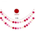 thumbnail image 3 of Chmadoxn 2 Pieces Wool Felt Ball Garland Colorful Pom Pom Garland 13 Feet Long 48 Ball Garland for Winter Christmas Easter Thanksgiving Halloween Wall Decoration, 3 of 6