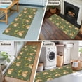 thumbnail image 5 of Easter Bunny 2'x6' Runner Rugs for Hallway Kitchen Bedside Non Slip Washable, Spring Yellow Flowers Country Plants Green Entryway Rug Runners with Rubber Backing, Long Carpet Runner for Laundry Room, 5 of 8