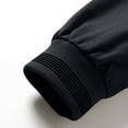 thumbnail image 5 of Fesfesfes Jacket for Men's Solid Long Sleeve Coat Zipper Pocket Stand Collar Hooded Jacket Sale Items, 5 of 6