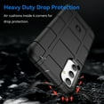 thumbnail image 4 of SaniMore Case for Samsung Galaxy A14 5G 6.6" 2023, Rugged Heavy Duty Protective Cover Anti-slip Drop-proof Slim Lightweight Anti-scratch 360° Full Protective Cover For Samsung Galaxy A14 5G,Black, 4 of 7