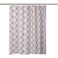 thumbnail image 5 of GlowSol Fabric Shower Curtain Scandi Leaf Print Farmhouse Heavy Duty Hotel Quality Extra Long Bathroom Shower Curtain, 72x78 inches, Yellow, 5 of 6