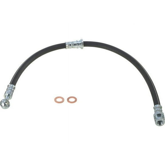 Front Left Brake Hose - Compatible with 2004 - 2012 Mitsubishi Galant 2005 2006 2007 2008 2009 2010 2011