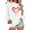 #047-White, variant on Craaazy Women's Valentines Day Sweatshirt Long Sleeve Round Neck Tops with Love Heart Prints Gifts