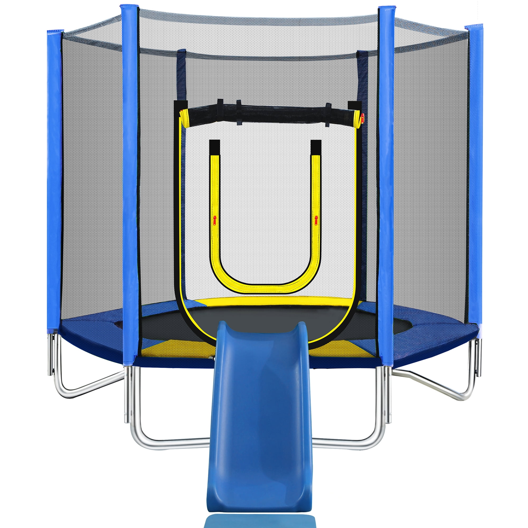 Elitezip 7 FT Trampoline 400LBS for Kids and Adults, Outdoor No Gap