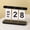 StyleA-Black, variant on Perpetual Daily Flip Calendar for Desk Reusable Office Desktop Decor Home Accessories Photography Props (Black)(TZL-calendar)